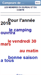 Mobile Screenshot of campeursdemadine.com